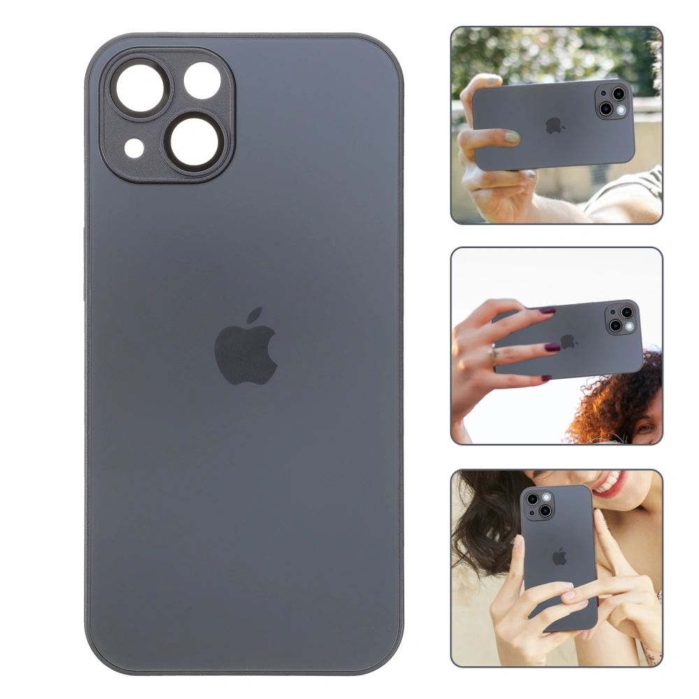 Magnetic Adsorption Frosted Glass Protective Phone Case Compatible with 13