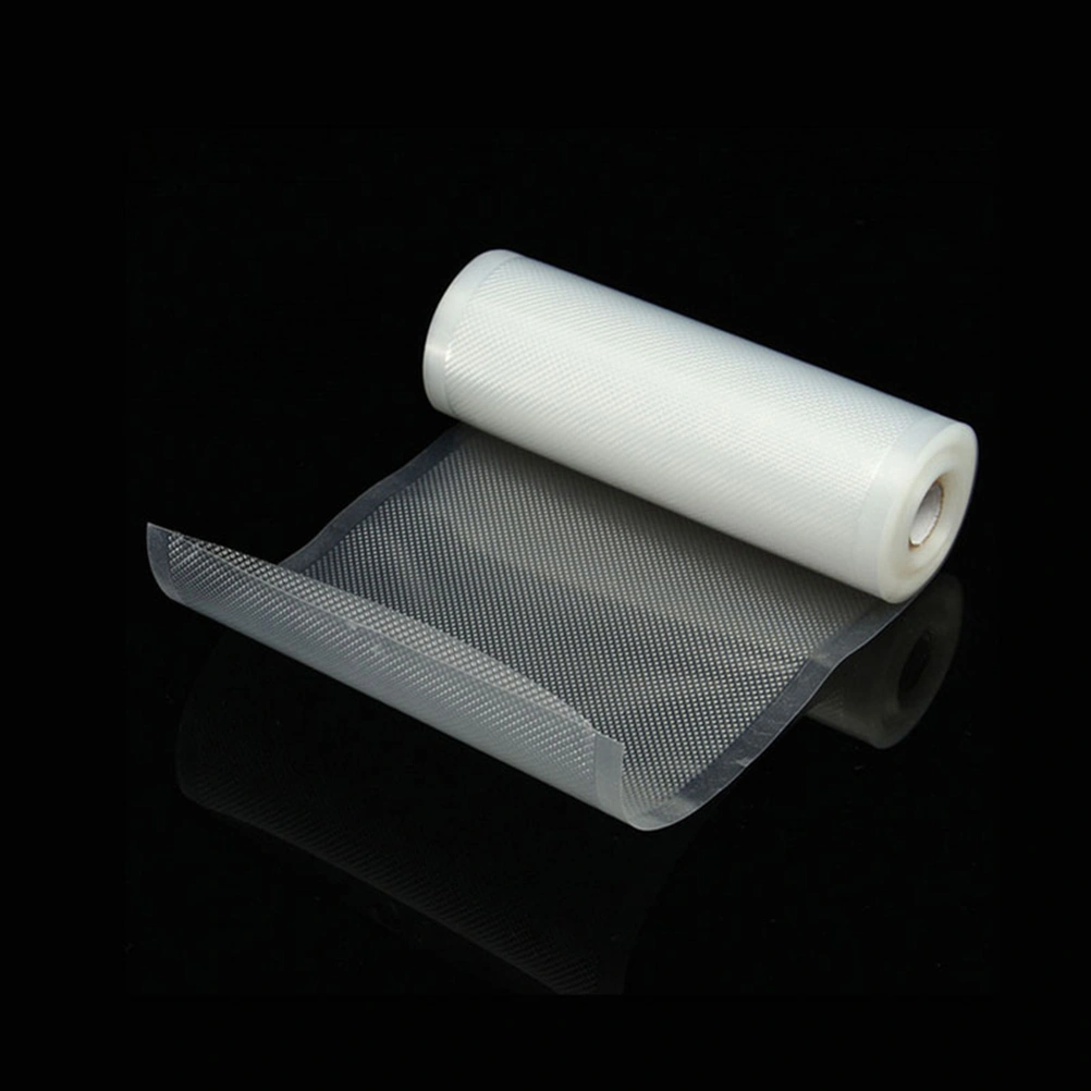 Grain Vacuum Sealer Bags Roll Frozen Food Bag Disposable Vegetable Preservation Pouch Home Kitchen Supplies (White, 12x500cm)
