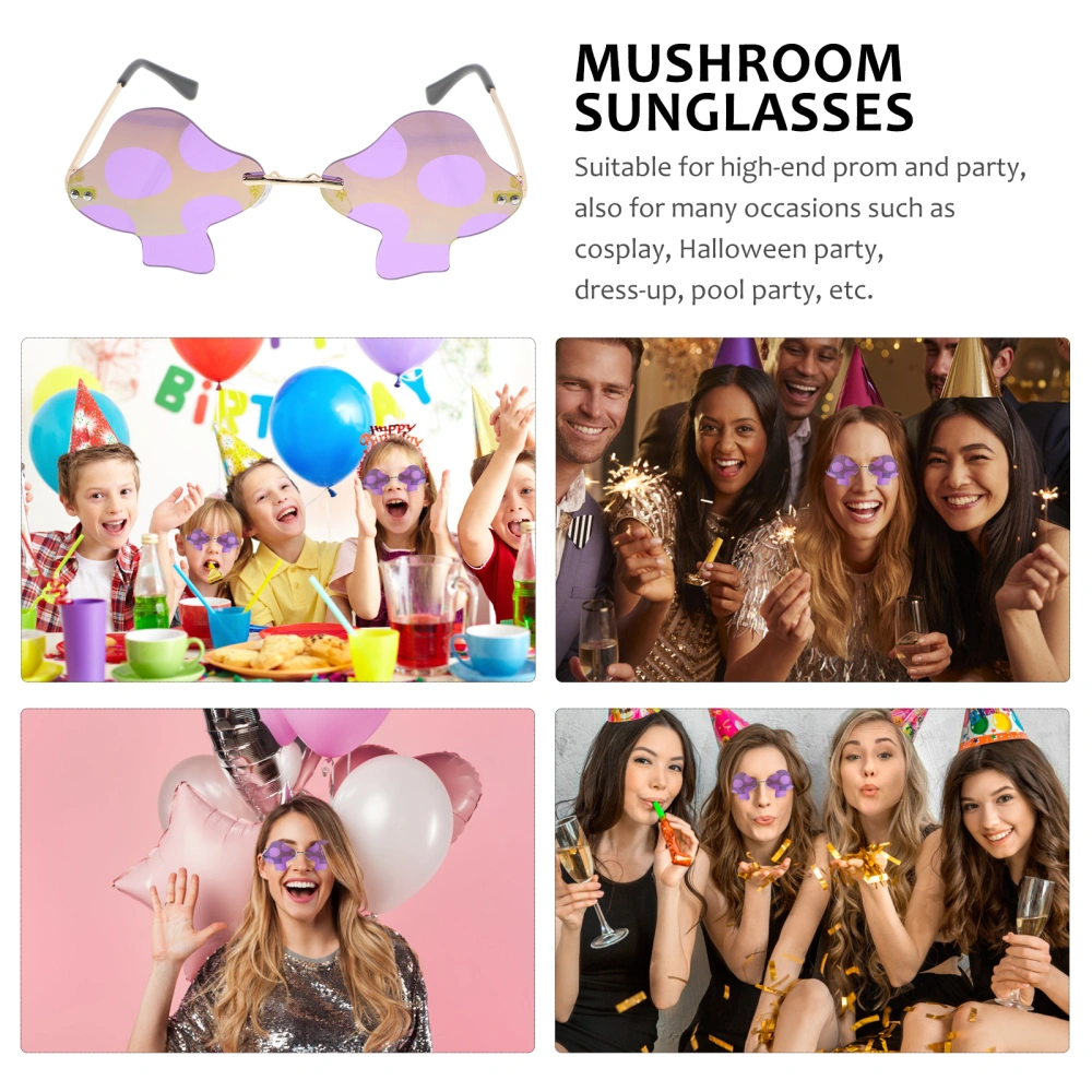 Mushroom Sunglasses Party Favor Sunglasses Rave Party Halloween Sun Glasses