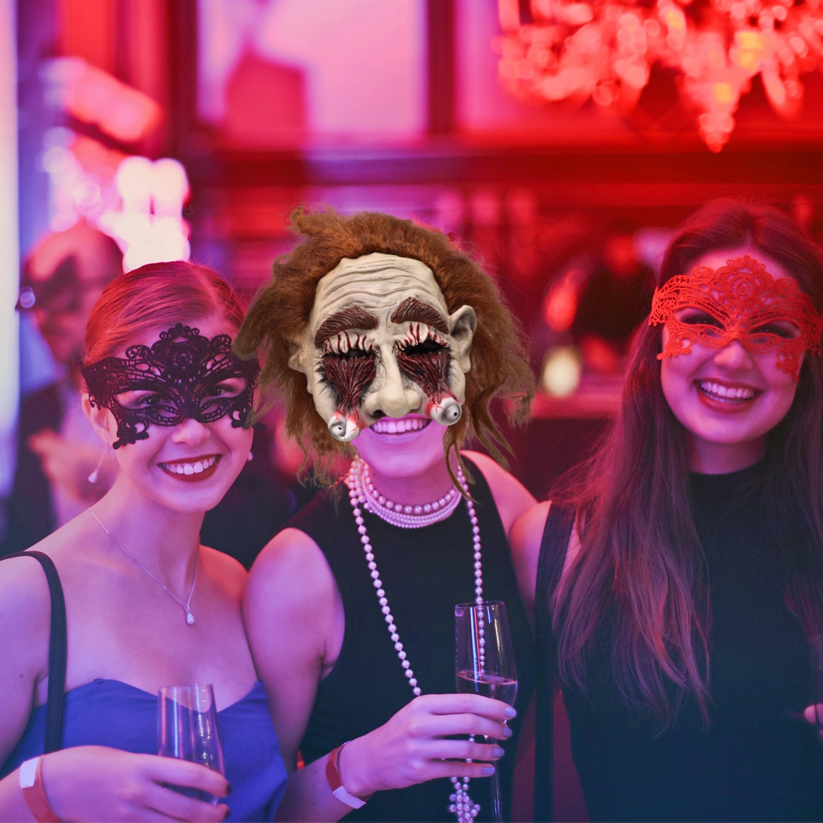 1pc Halloween Party Mask Party Mask Bar Costumes Scary Mask (Assorted Color)