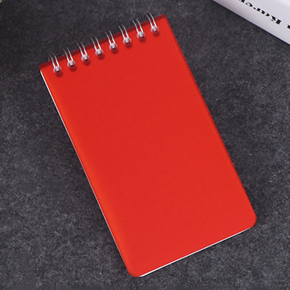 6pcs Loops Notebook Creative Simple Waterproof Notebook for Office School Home (Red, Black, Yellow, Blue, Rose Red, Green Each Color has 1pcs)