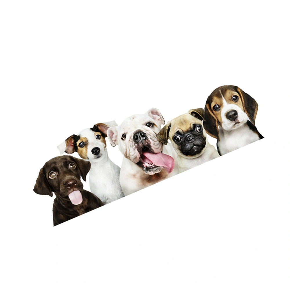 49x17cm Lovely Cartoon Pet Dog Animal Wall Sticker Wall Decals for Kids Room Bedroom