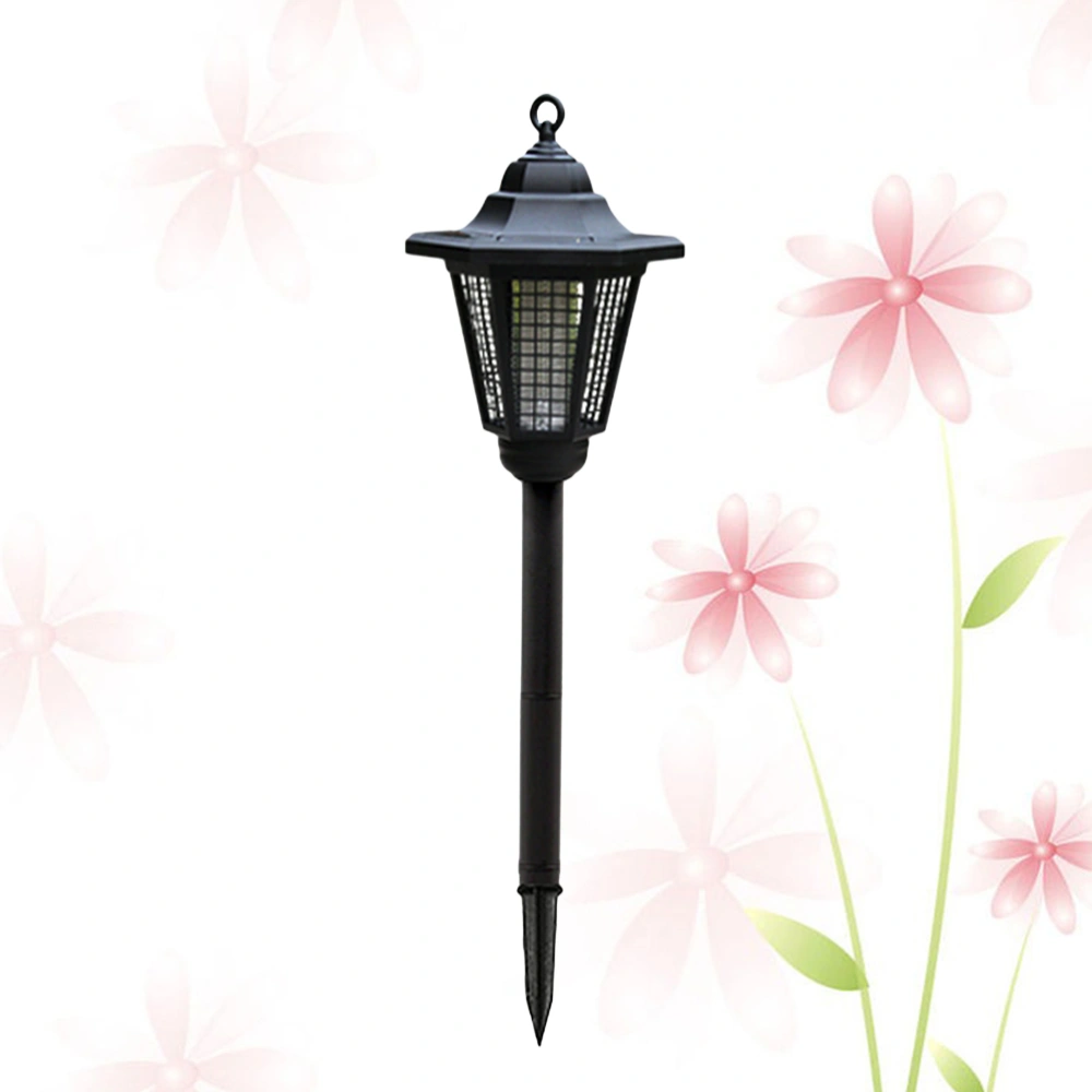 Solar Mosquito Zapper UV LED Lamp Outdoor Garden Mosquito Fly Pest Bugs Insect Killer Light Solar Garden Yard Lawn Lantern Lamp Mosquito Trap with Spike