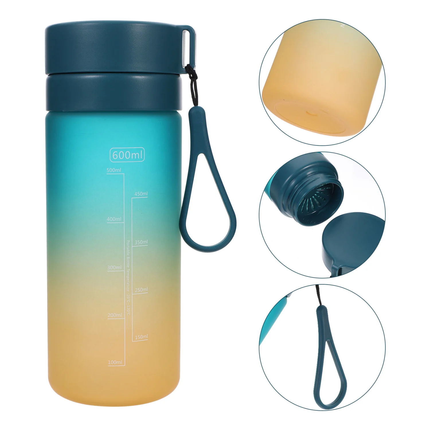 Portable Water Bottle Simple Style Water Bottle Plastic Water Container Practical Water Bottle