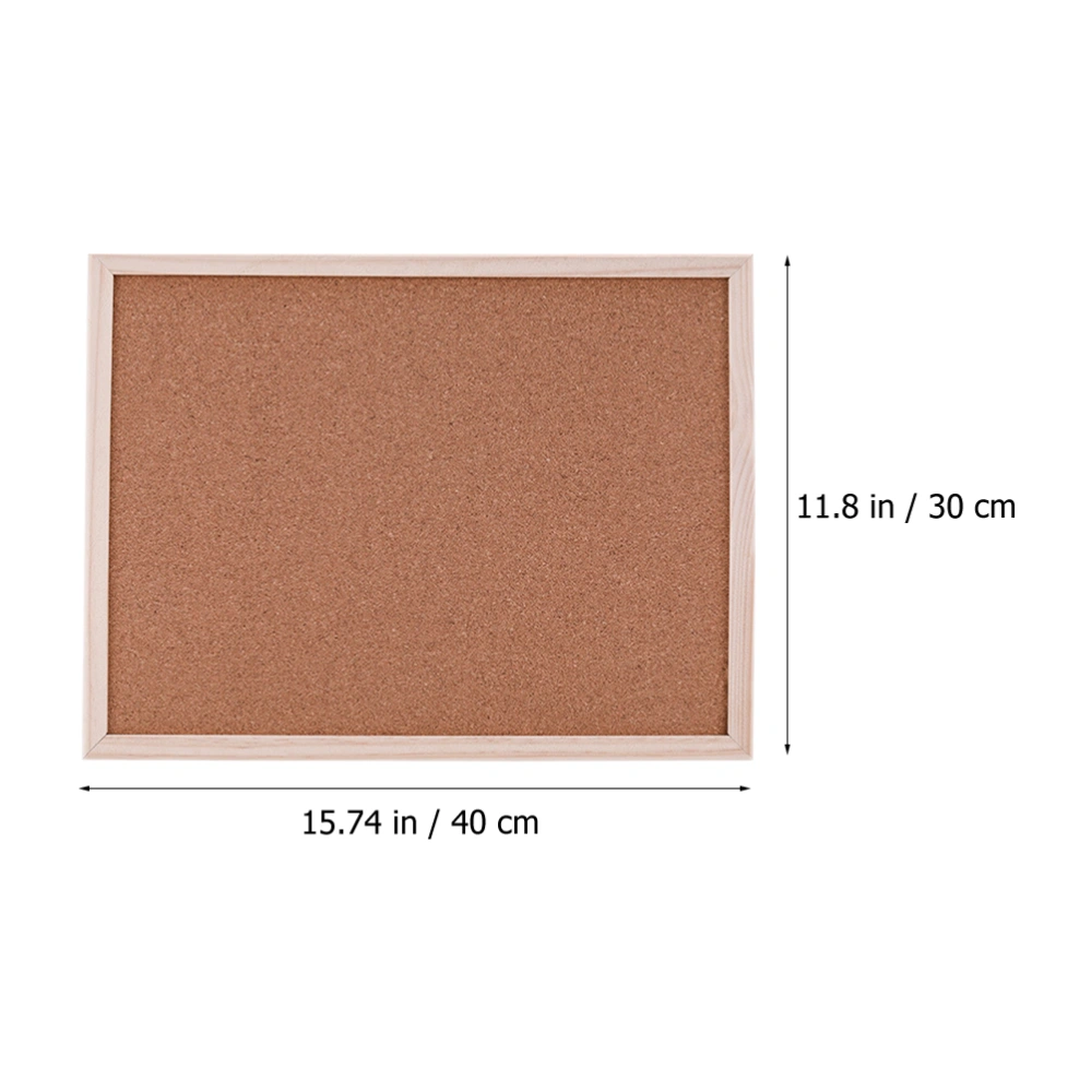 2 Sets of Office Cork Board Household Cork Board Teaching Bulletin Board Message Board