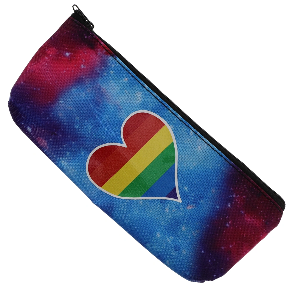 1pc Homosexual Theme Pencil Case Fashion Pencil Storage Pouch for Student Use