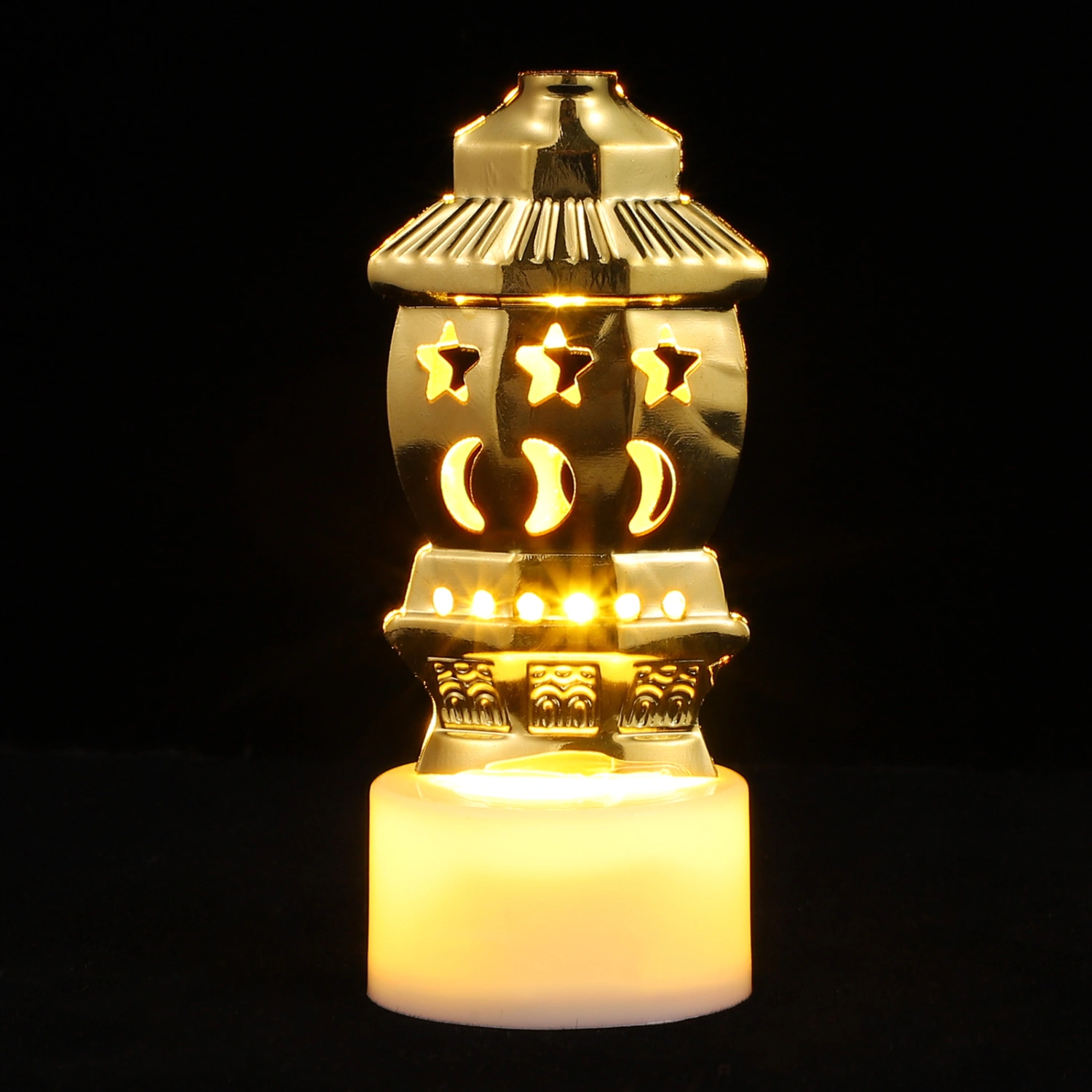 Ramadan Party Lamp Decor Eid LED Candle Lamp Delicate Party Scene Lamp Ornament