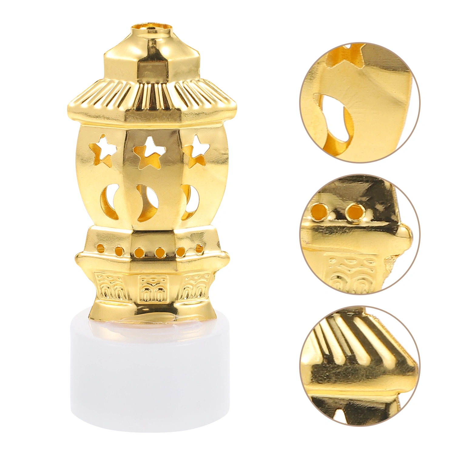 Ramadan Party Lamp Decor Eid LED Candle Lamp Delicate Party Scene Lamp Ornament