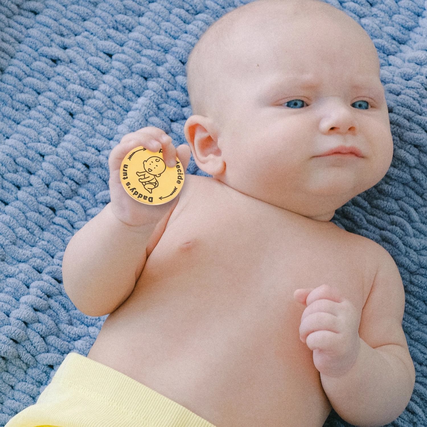 2pcs Flipping Decision Coin Double-sided Decision Coin New Baby Gift for Baby Parents