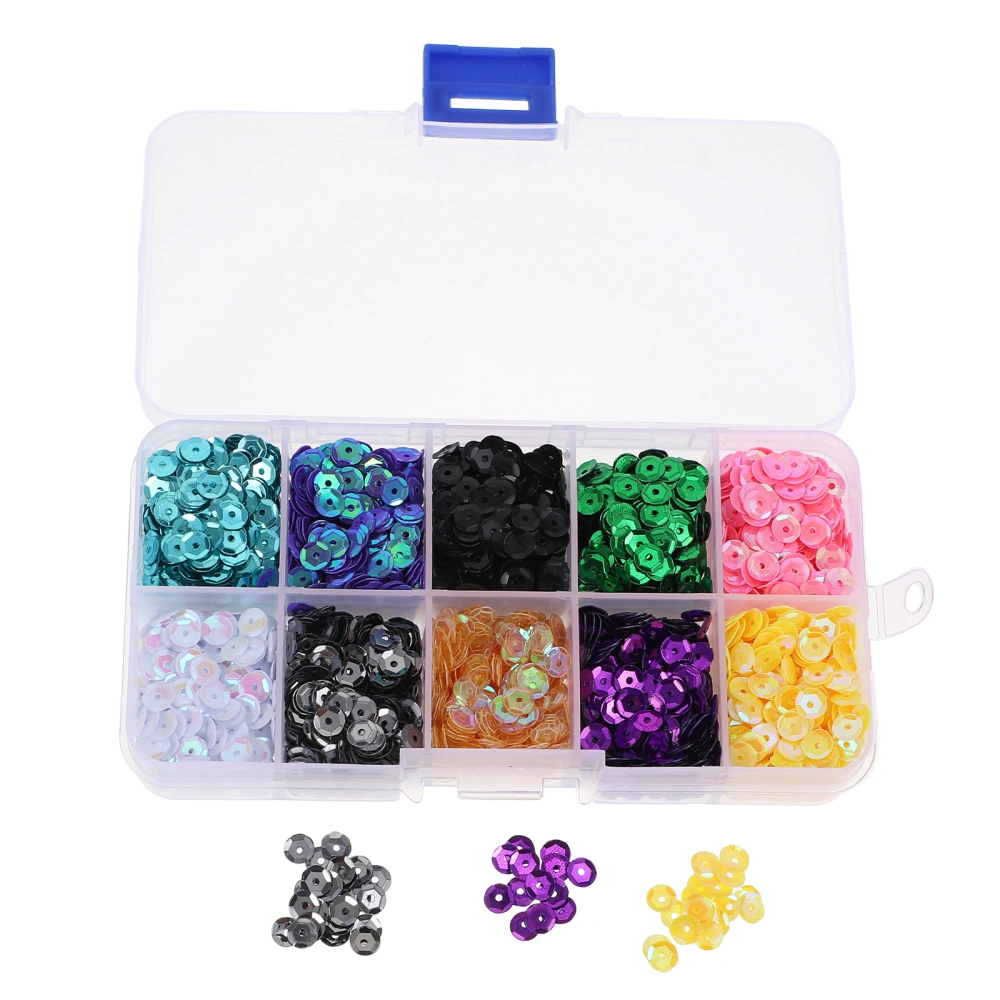 1 Box of Clothes DIY Sequins Decor Beautiful Loose Sequins Clothing Accessories