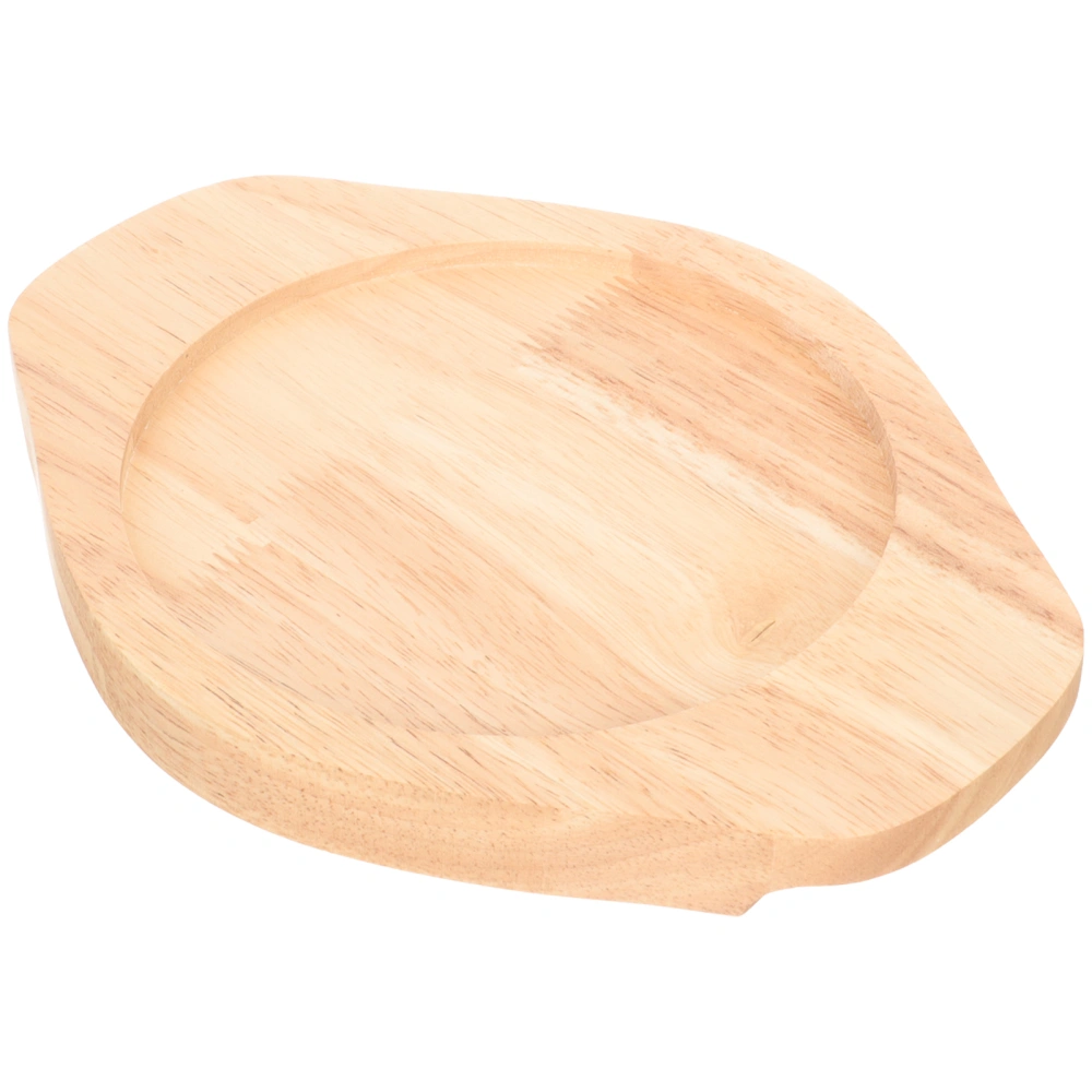 Creative Wood Dish Cushion Simple Coaster for Home Dining Mat Insulation Board