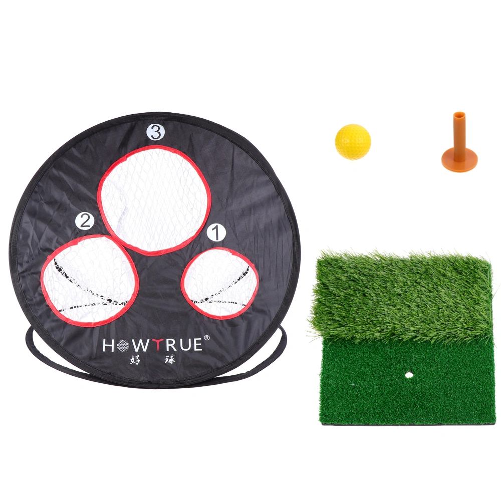 1 Set Practice Net Golfing Training Aids Chipping Mat Sports Accessory Tool