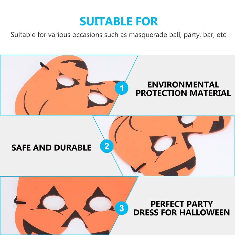 3pcs Creative Halloween Mask Cartoon Pumpkin Head Face Mask Cartoon Mask