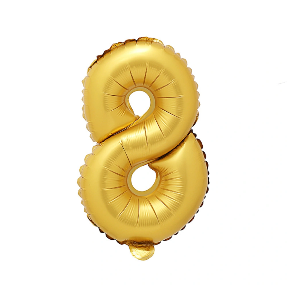 40 Inch Golden Number Balloon Party Festival Decorations Birthday Anniversary Jumbo Foil Balloons Party Supplies Photo Props (8)