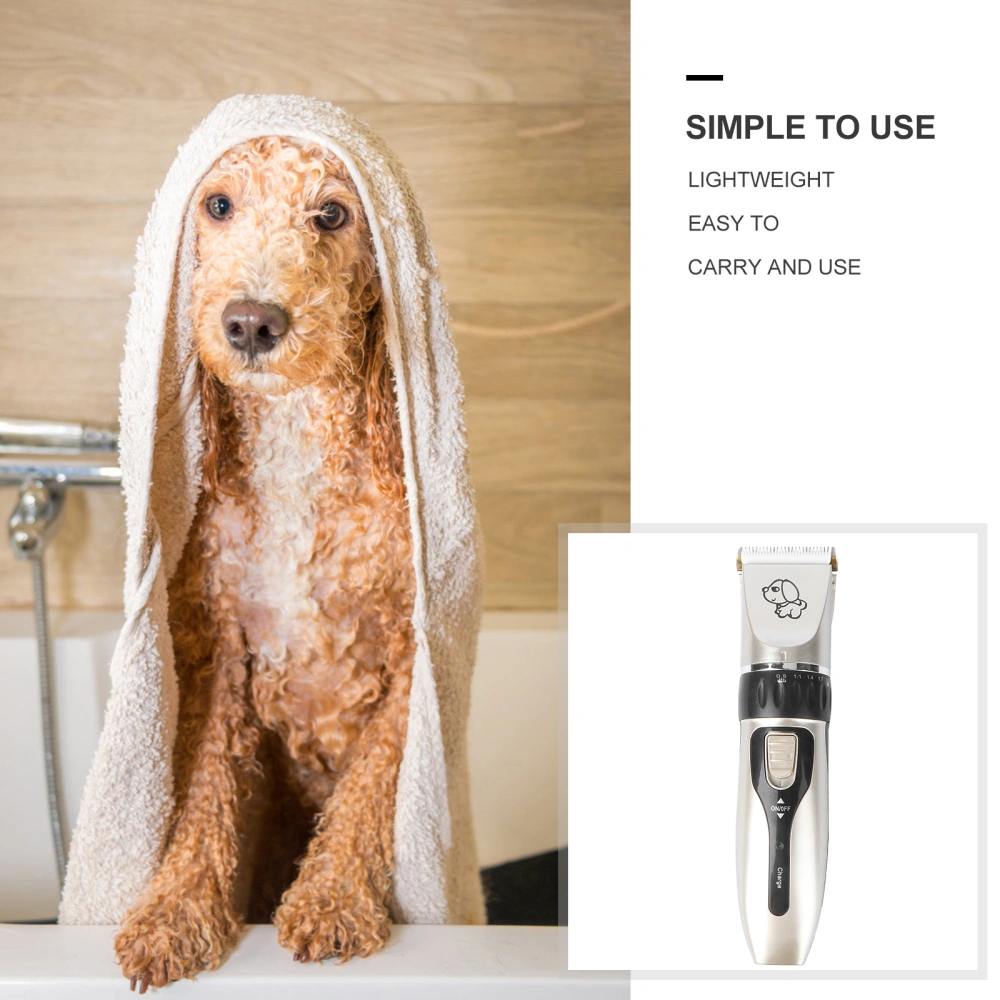 Electric Professional Pet Dog Hair Trimmer Clipper Cutter USB Rechargeable Cat Electric Hair Grooming Pets Beauty Tool