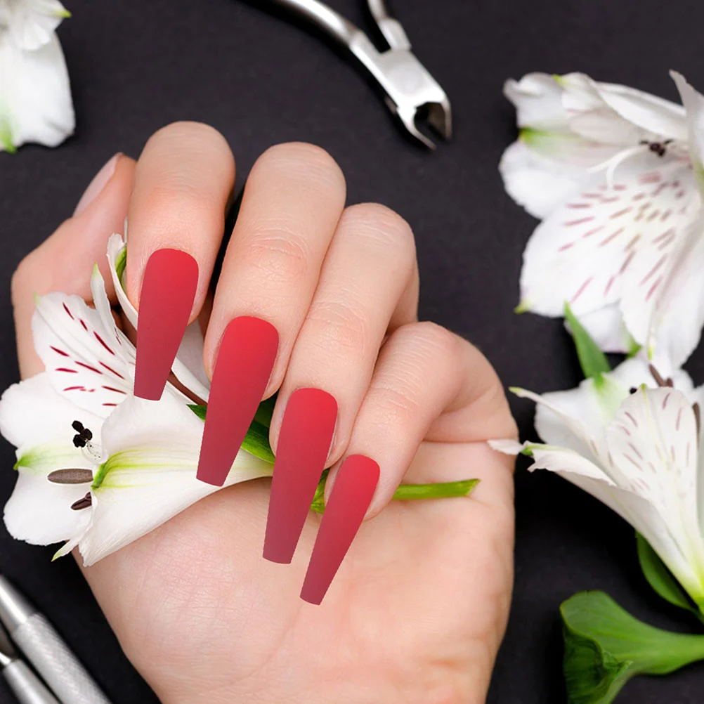 200pcs Press on Nails False Nails Artificial Nail Tips Ballerina Fake Nails
