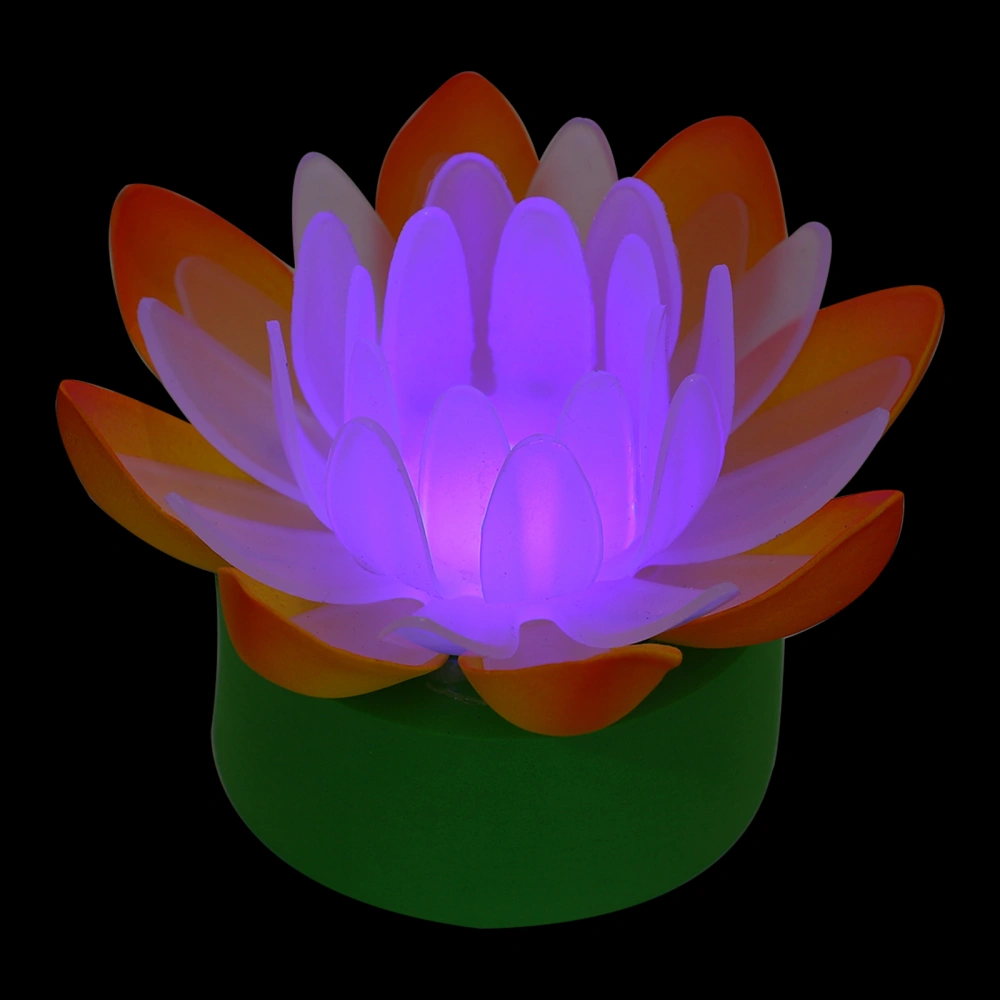 1 Pc Blessing Pond Light Lotus Light LED Floating Flowers Lotus Flower LED Lamp