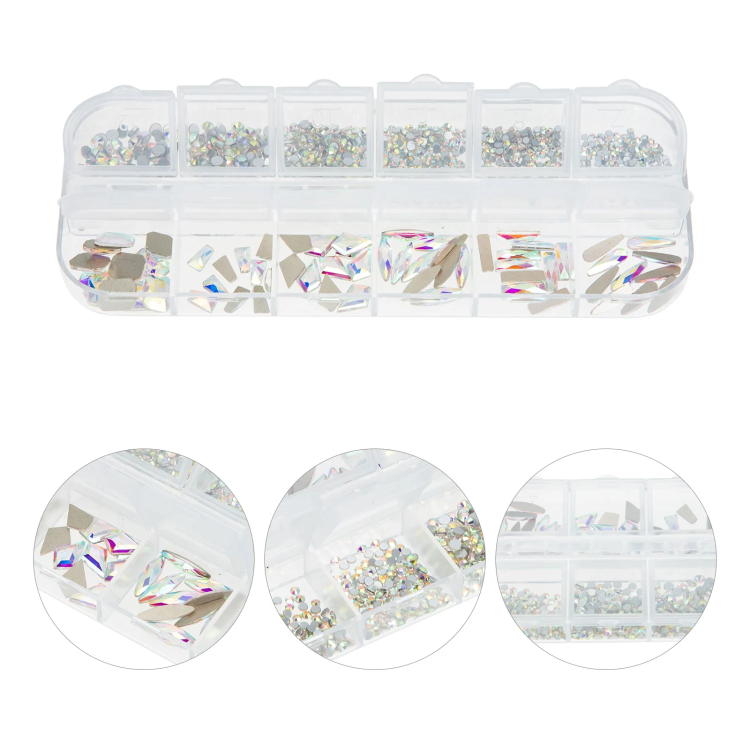 1 Box DIY Nail Diamonds Nail Art Decors Nail Art Ornaments Nail Decorations