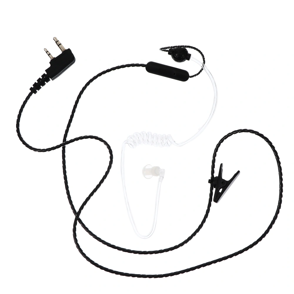 1pc Acoustic Tube Wired Earphone Anti-Radiation Headset for Walkie Talkies