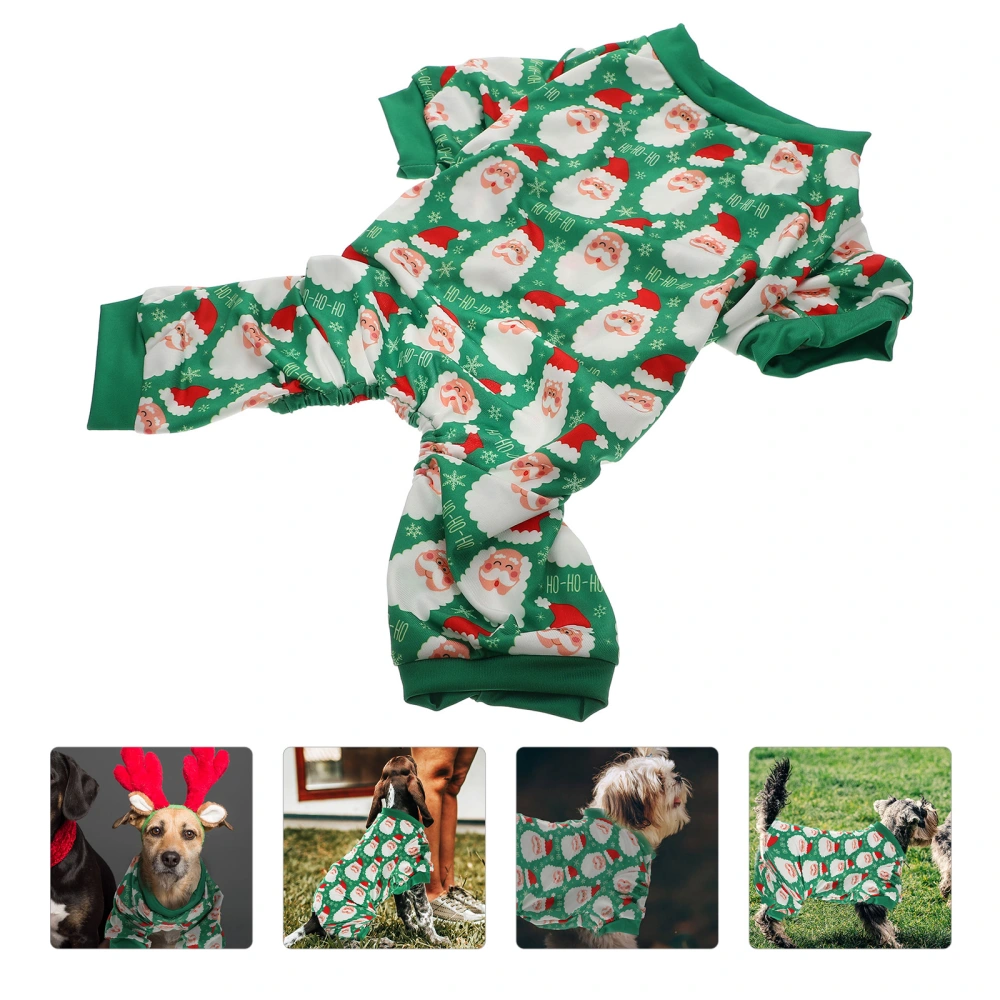 1Pc Christmas Pet Clothes Christmas Pet Cosplay Costume Four Legs Dogs Clothes