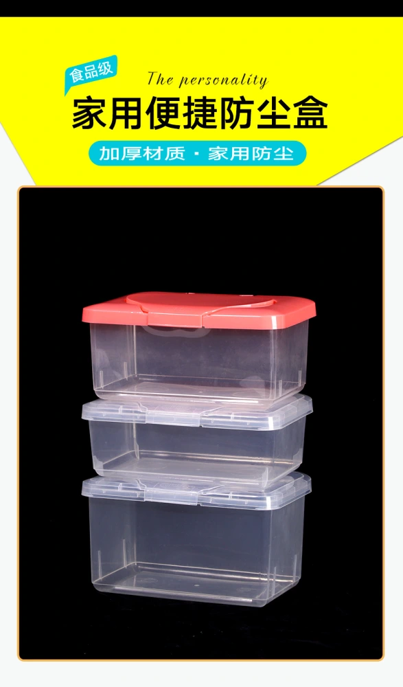 3pcs Wet Wipes Box Wipes Storage Box Wipes Dispenser Box Multi-function Wipes Container