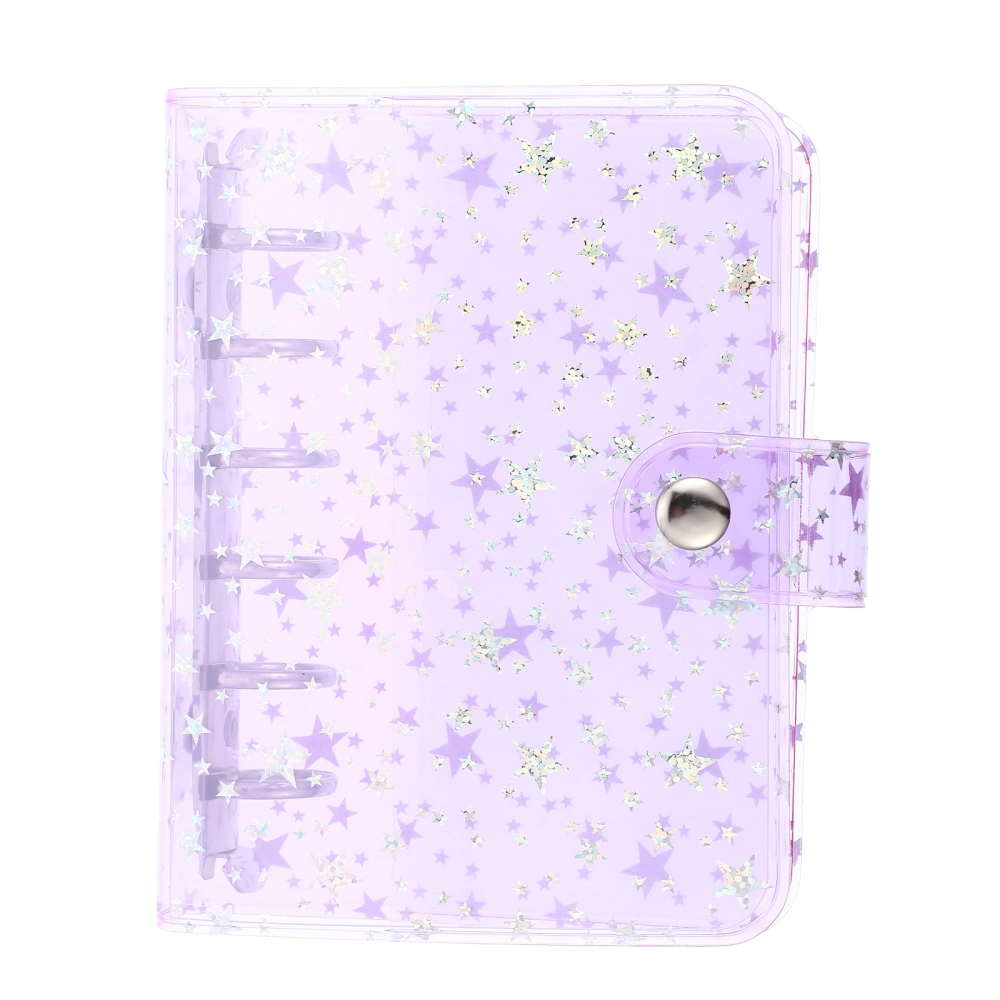 Loose-leaf Notebook Cover Office Notepad PVC Case Personal Scrapbook Binder