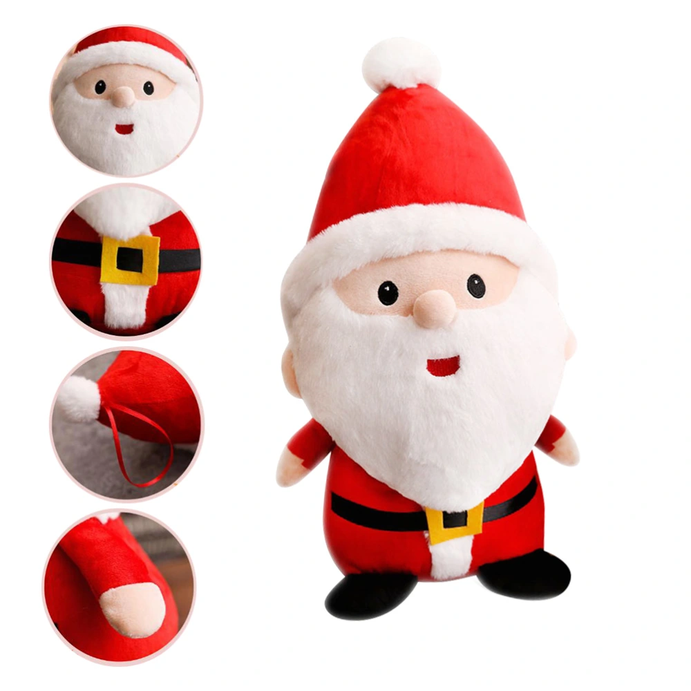 1pc Santa Claus Doll Christmas Toy Festive Gift Desktop Ornaments for Home Shop Office 40cm