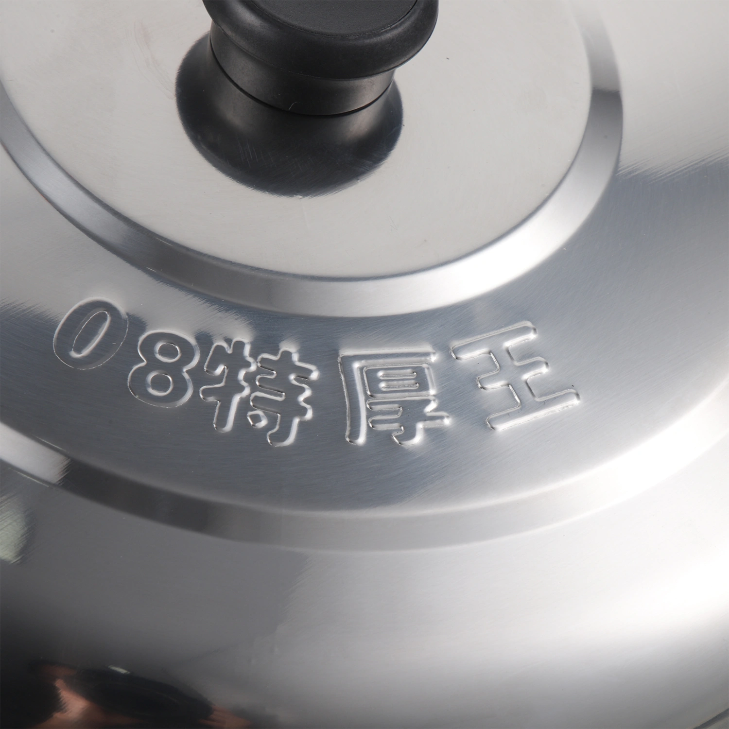 Stainless Steel Pot Cover Household Pan Lid Wok Cover with Knob Round Cover for Pot