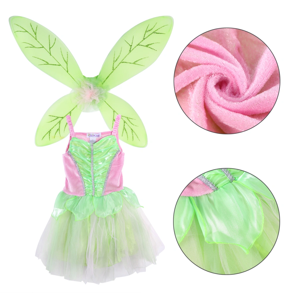 Kids Girls Costume Fairy Tale Party Dress Up Performance Costumes Size S (60cm)