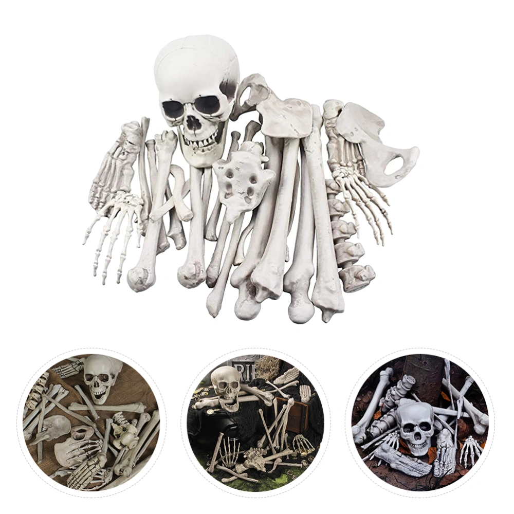 1 Pack Halloween Skeleton Bones Decoration Graveyard Humans Bones Decoration