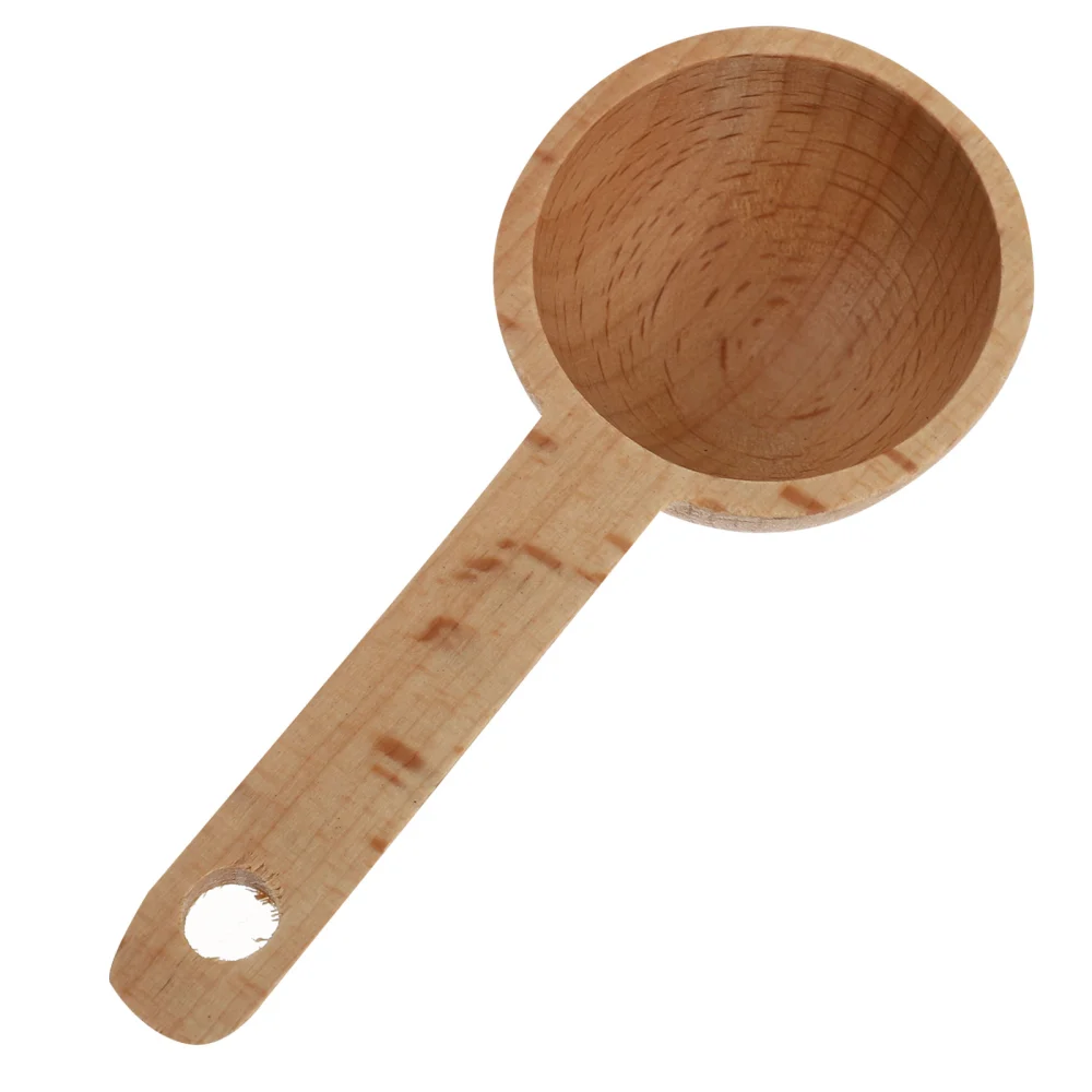 1Pc Creative Powder Scoop Practical Wooden Spoon Simple Measuring Tool