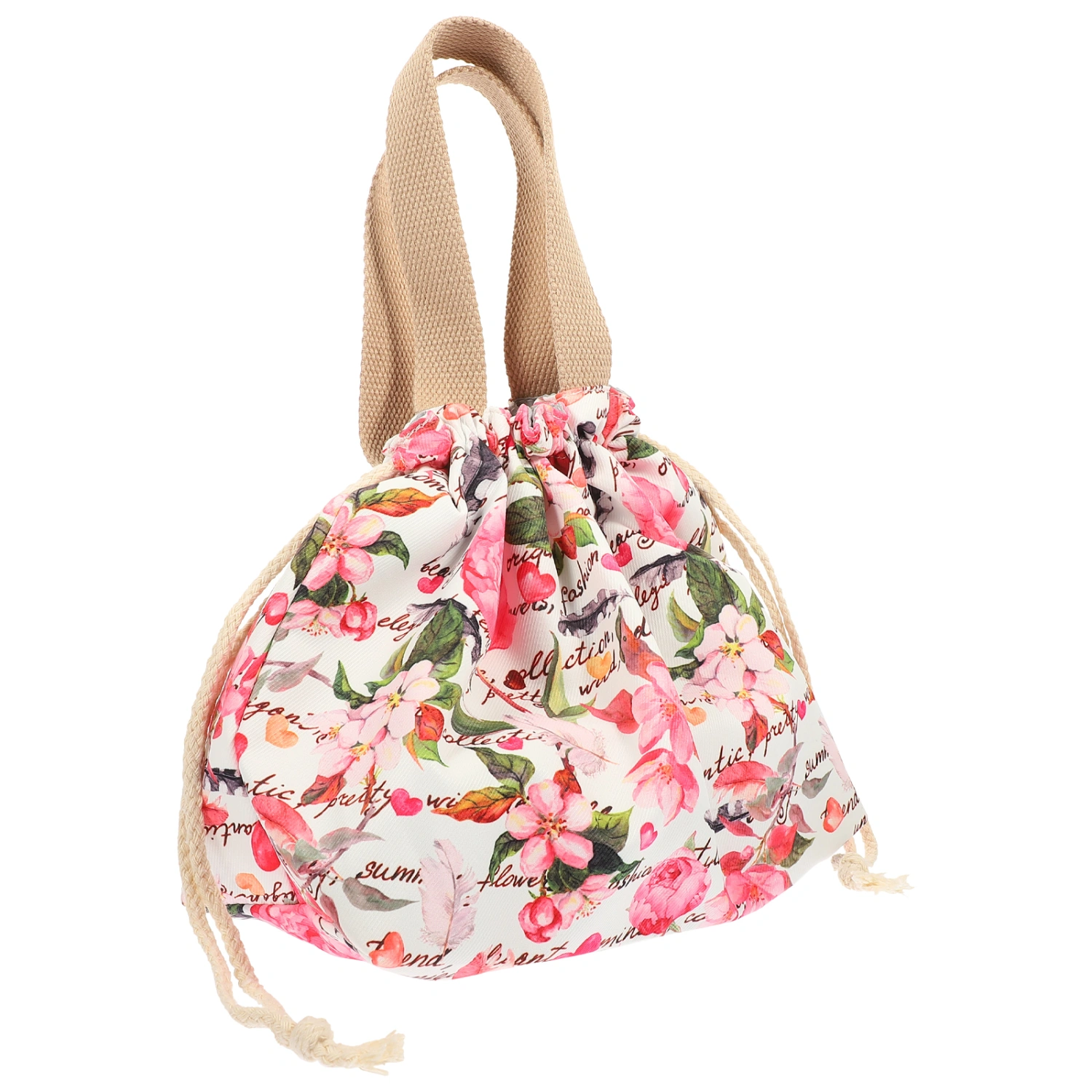 Drawstring Lunch Bag Portable Lunch Bag Reusable Bento Box Bag Lunch Box Bag