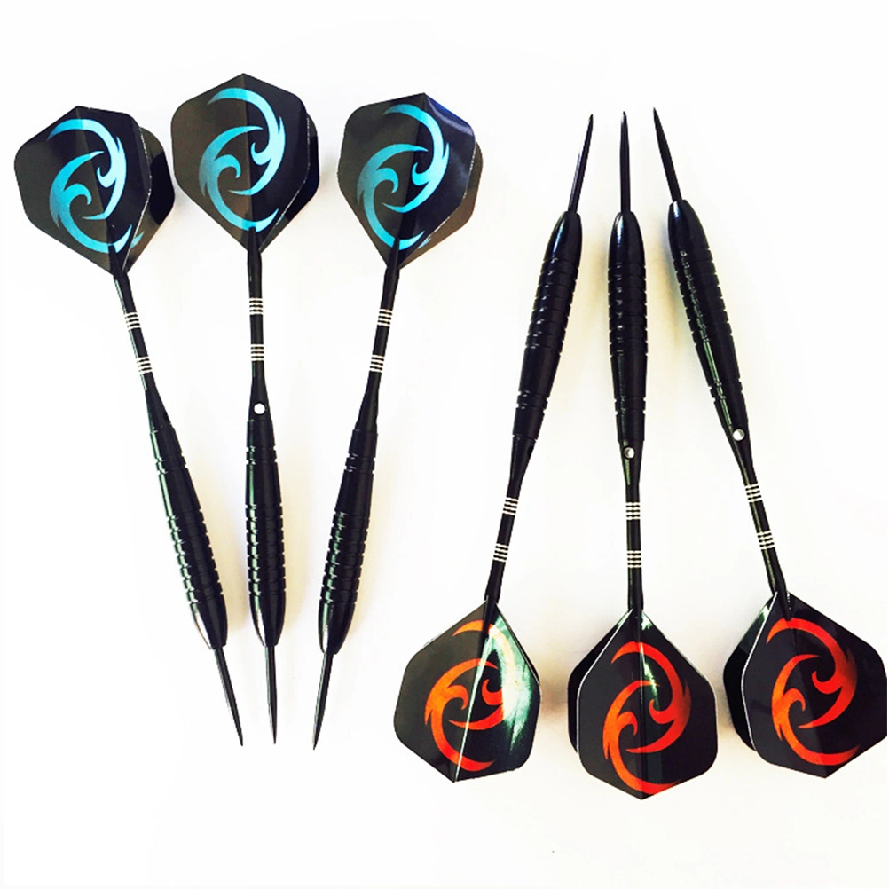 3pcs 23g Drop-resistant Darts Pin-type Darts Needle Tipped Darts Aluminum Rod Flights Darts (Red)