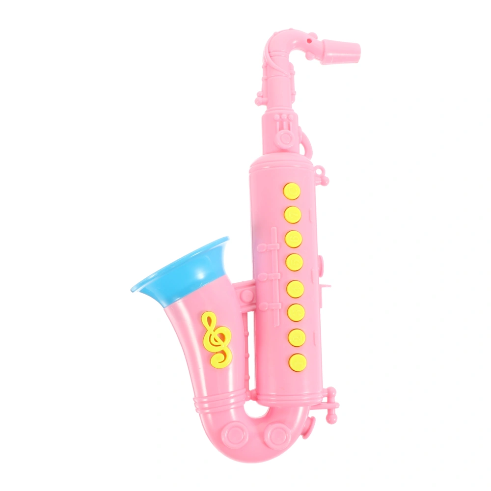 Simulation Saxophone Toy Interesting Children Trumpet Toy Portable Kids Musical Toy