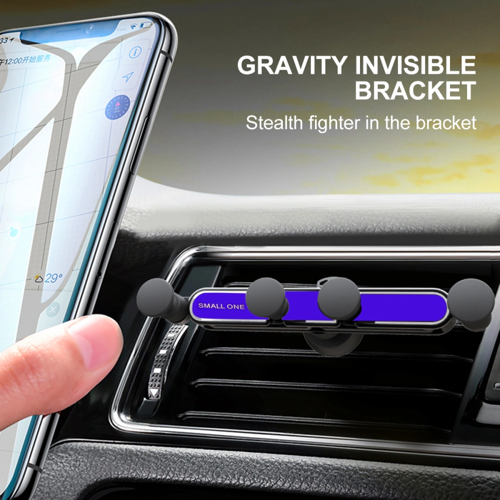 Gravity Mobile Phone Holder Air Vent Mount Stand Adjustable Phone Holder for Car