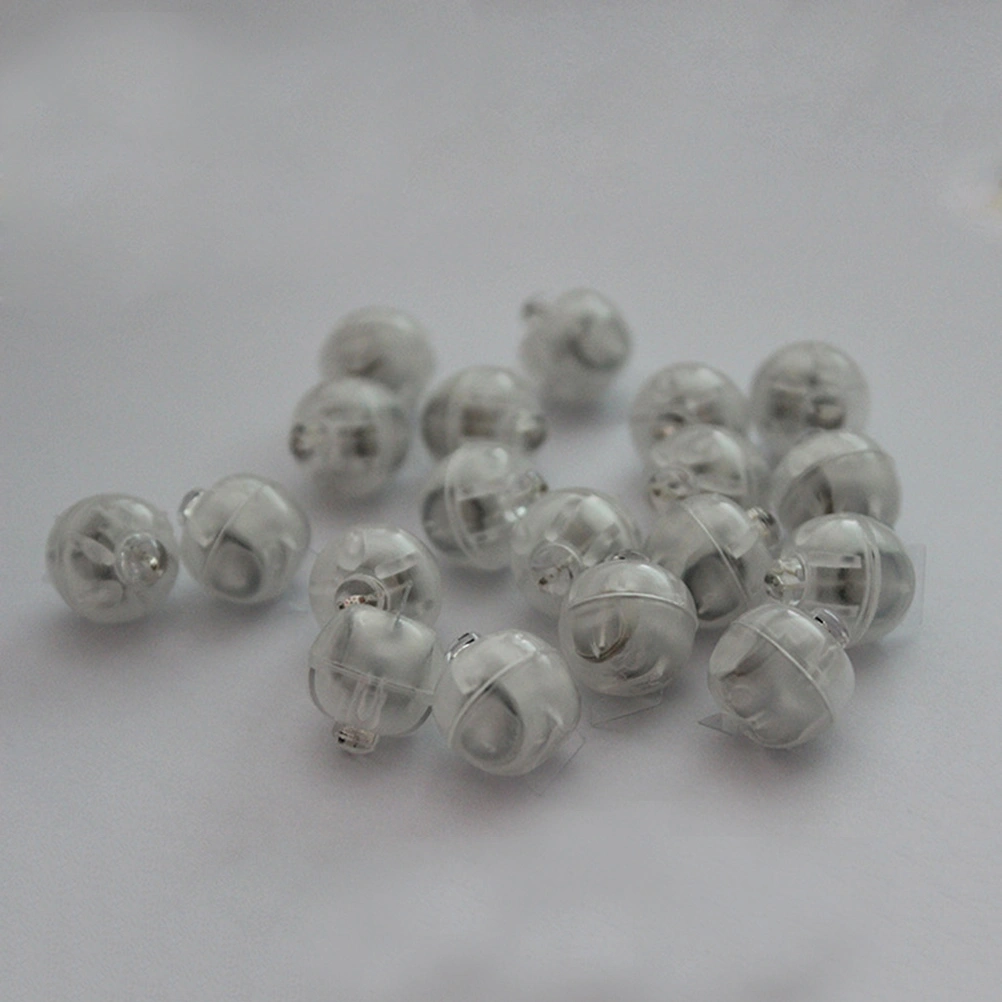 150pcs LED Round Ball Light Tumbler Balloon Lights Mini Luminous Lamps for Paper Lantern Christmas Wedding Party Decoration (White Light)