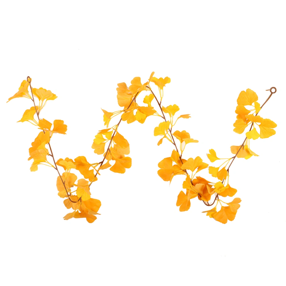 2m Leaf Vine Simulation Rattan Artificial Leaves Wall Hanging Vine Leaf Garland Plants Decoration Home Decor Accessories