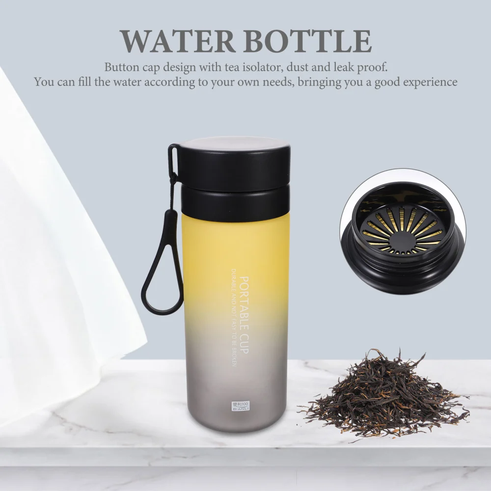 Portable Water Bottle Simple Style Water Bottle Plastic Water Container Practical Water Bottle