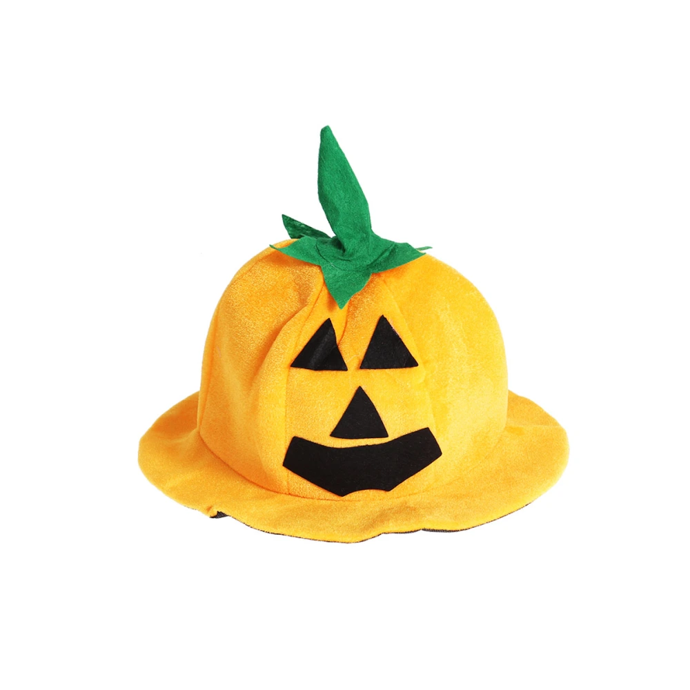 Halloween Pumpkin Hat Pumpkin Halloween Party Hat Dress Up Hat Props (Triangle Eyes)