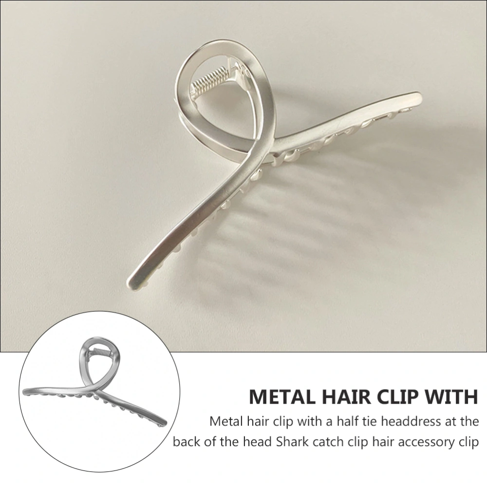 Shark Hairpin Alloy Hair Shark Clip Non-slip Hair Clip Minimalist Hair Clamp