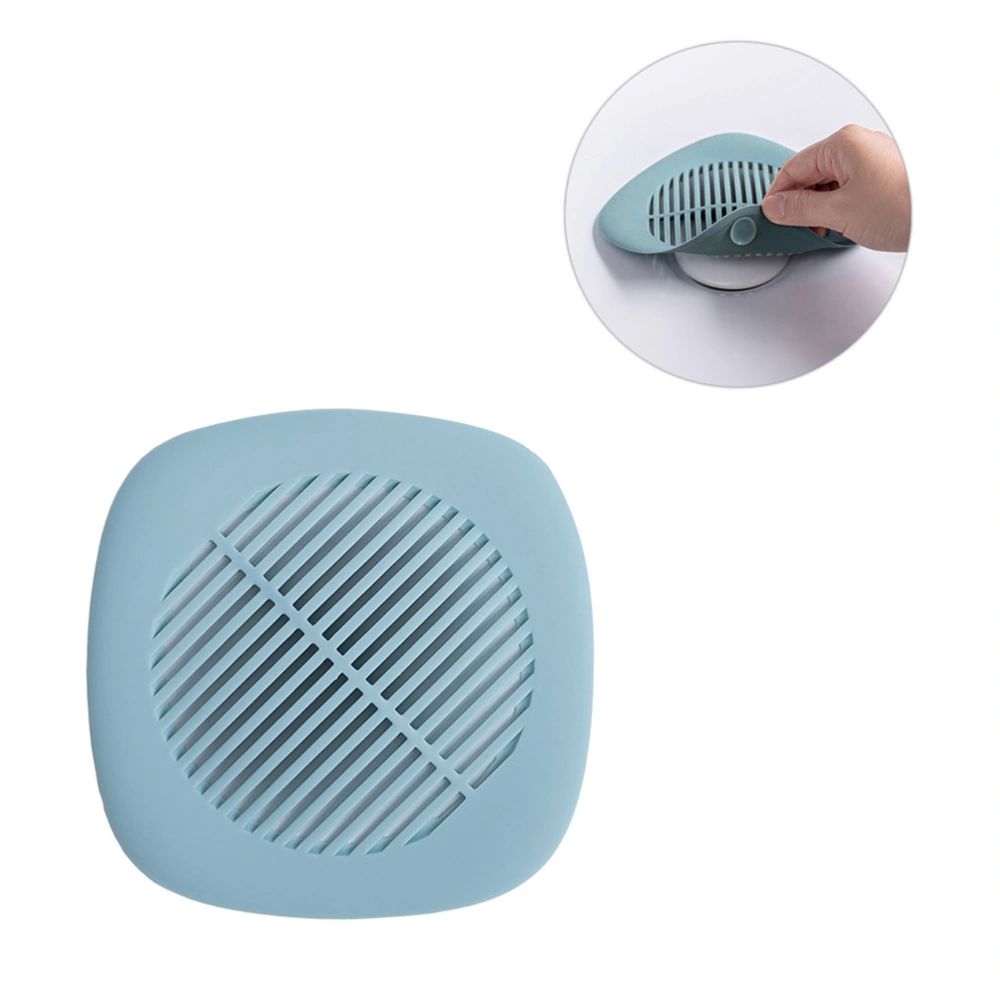 Delicate Effective Silica Gel Anti Odor Drain Filter Sink Plug Filter for Home Sky Blue