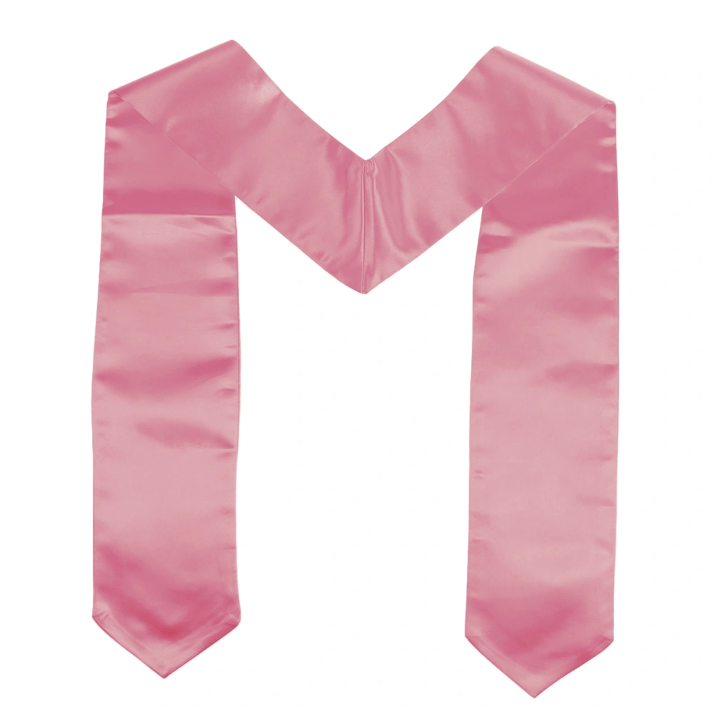 Unisex Adult Plain Graduation Stole (Pink)