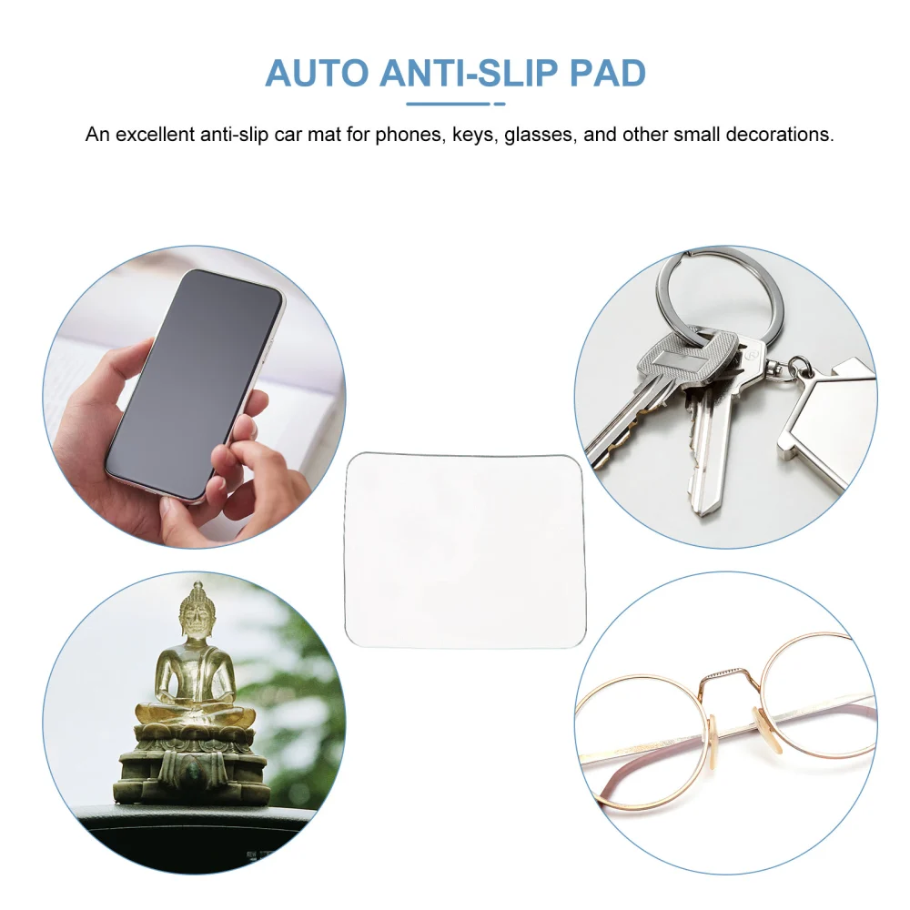 10Pcs Silicone Anti-Slip Mat Phone Holder Automobile Interior Non-slip Cushion