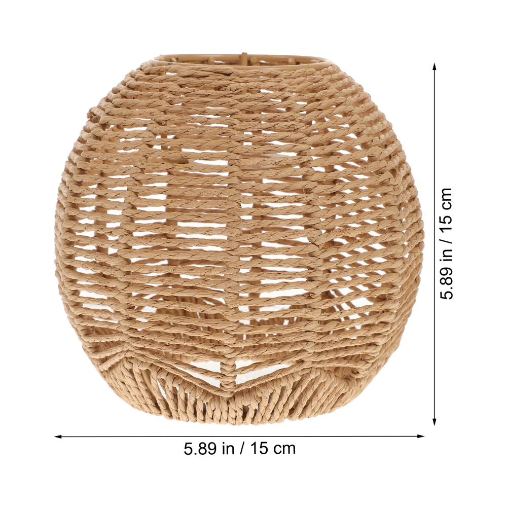 Woven Lamp Shade Ceiling Light Shade Chandelier Lamp Shade Weaving Lamp Cover