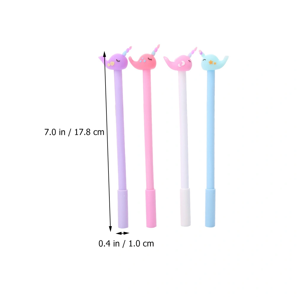 10pcs Signature Pen Cartoon Writing Pen Student Stationary (Mixed Style)