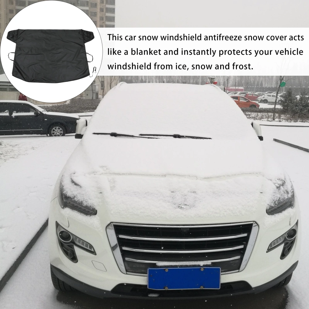 Windshield Cover Snow Protector Oxford Cloth Ice Blocked Front Window Protector