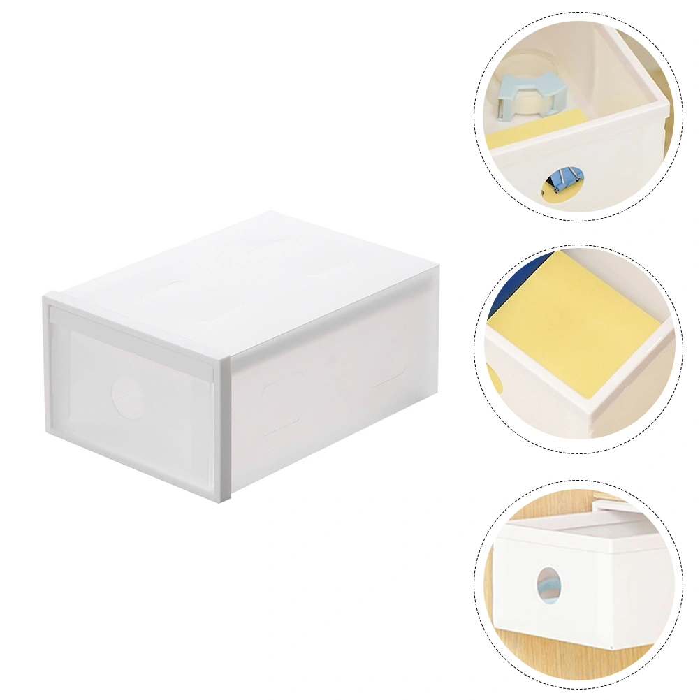 Under Table Pencil Storage Drawer Box Desktop Hidden Container Organizer