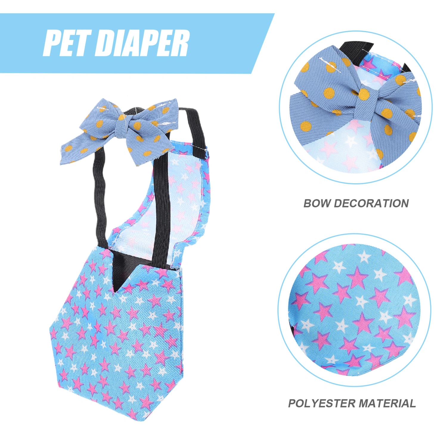 Duckling Reusable Diaper Chicken Droppings Cleaner Bow Knot Poultry Diaper