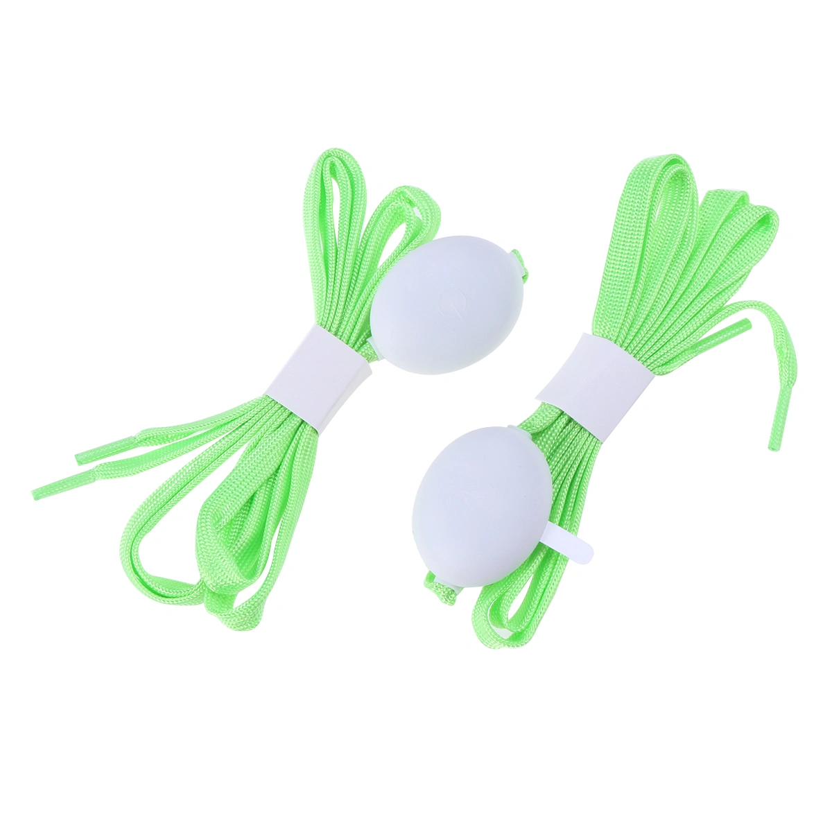 1 Pair LED Shoe laces Lights Up Flashing Light Shoestrings for Christmas Party Cycling Dancing Hiking Hip-hop Running Decorations (Green)