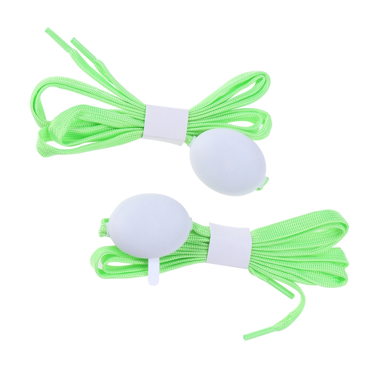 1 Pair LED Shoe laces Lights Up Flashing Light Shoestrings for Christmas Party Cycling Dancing Hiking Hip-hop Running Decorations (Green)